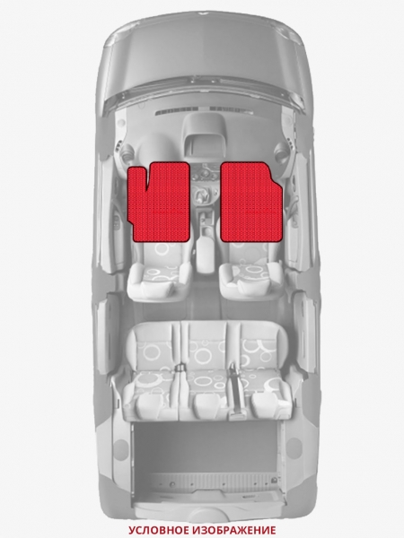 ЭВА коврики «Queen Lux» передние для Lamborghini LM-002